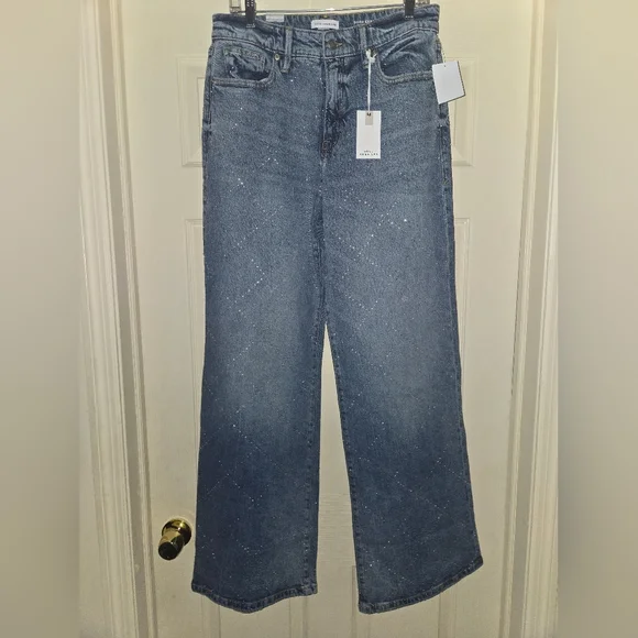NWT Good American Good Ease Relaxed Diamond Jeans - Picture 6 of 10